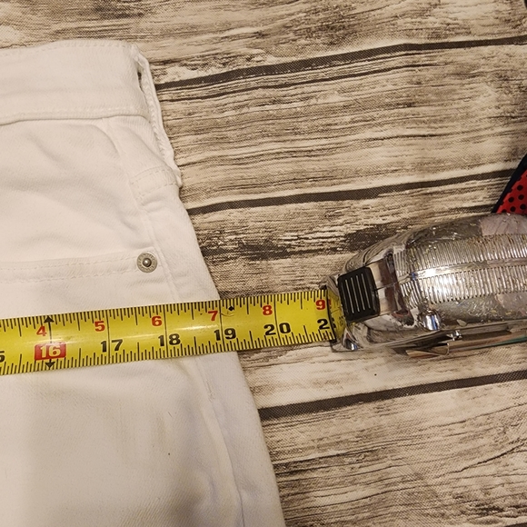 JCrew Mercantile White Denim Cutoff Mini Skirt. Size 10. - Picture 6 of 6